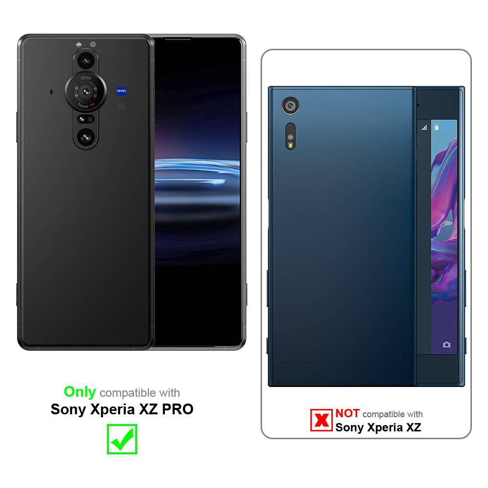 Cadorabo Panzer Folie für Sony Xperia XZ PRO Schutzfolie in Transparent Gehärtetes Tempered Display-Schutzglas