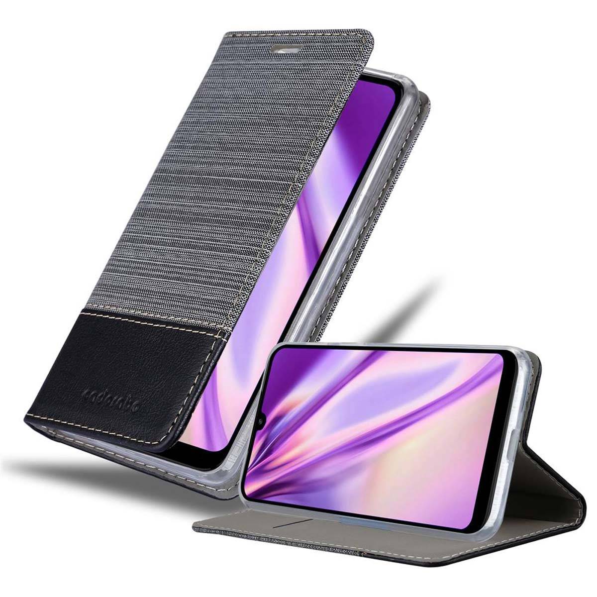 Cadorabo Hülle für Xiaomi RedMi 7 Schutzhülle in Grau Handy Hülle Etui Book Case Cover