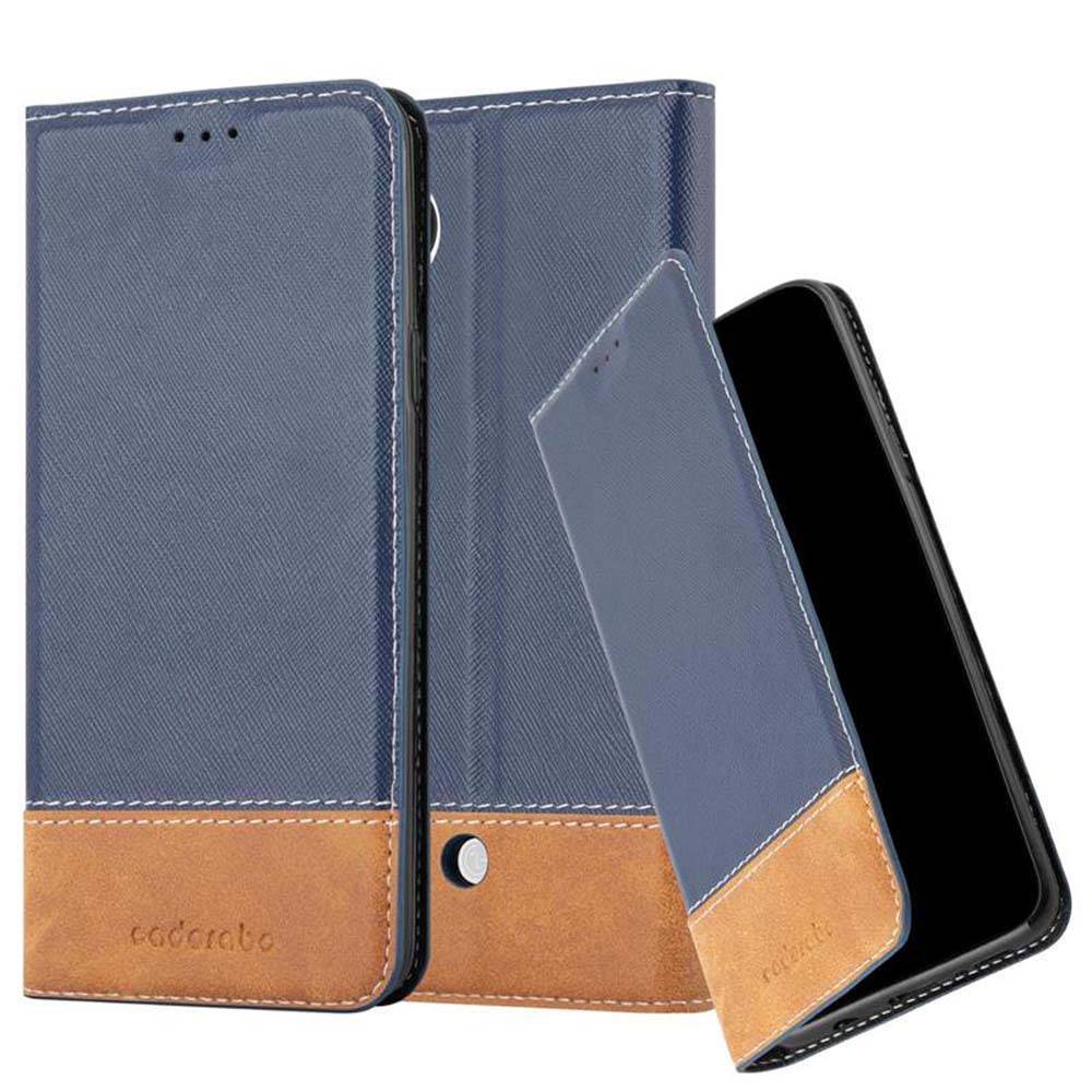 Cadorabo Hülle für LG Google NEXUS 5 Schutzhülle in Blau SHandyhülle Book Case Etui Kunstleder