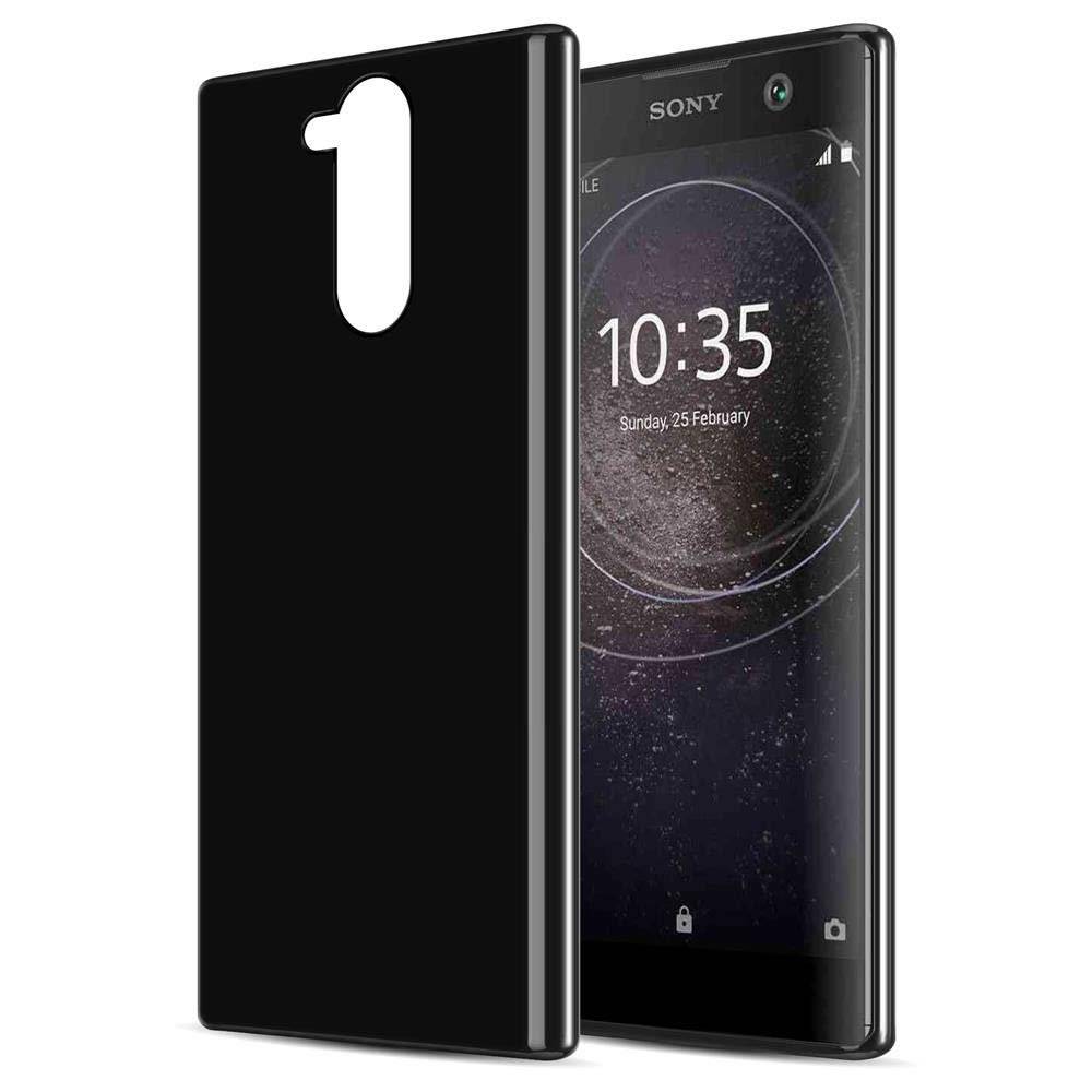 Cadorabo Hülle für Sony Xperia XA2 Hülle in SCHWARZ - Handyhülle aus TPU Silikon - Silikonhülle Schutzhülle Ultra Slim Soft Back Cover Case Bump