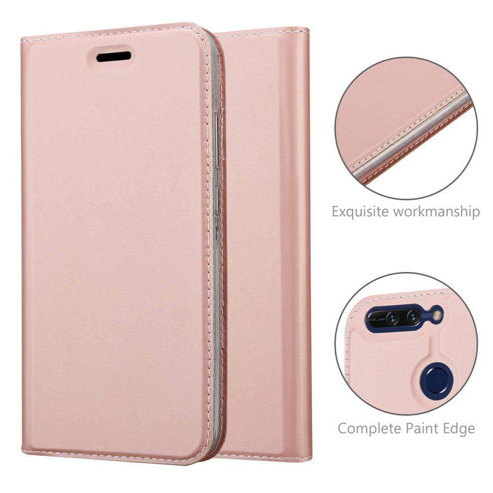 Cadorabo Handyhülle für Honor 8 PRO Schutz Hülle in Rosa Cover Etui Book Case Booklet