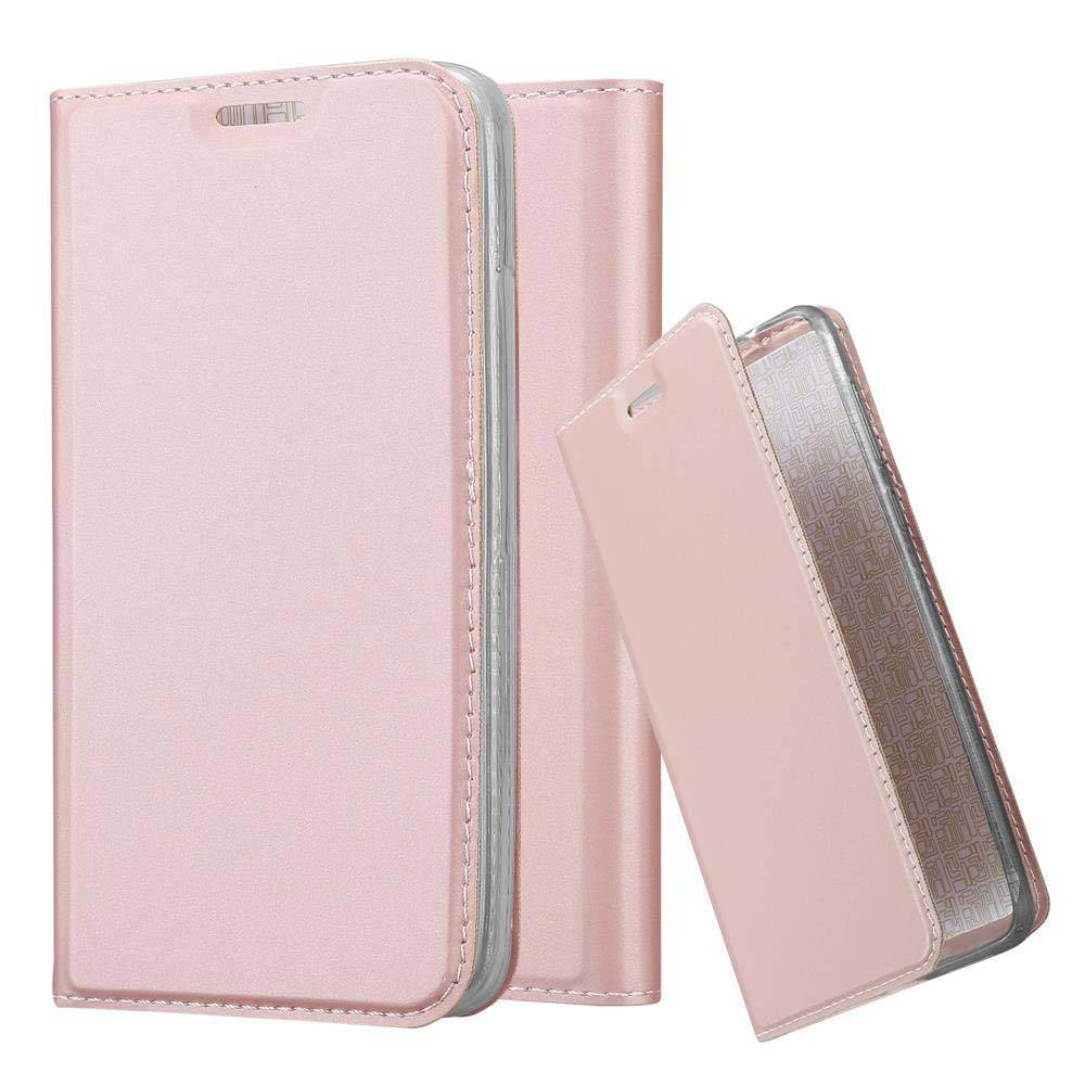 Cadorabo Handyhülle für LG G2 MINI Schutz Hülle in Rosa Cover Etui Book Case Booklet