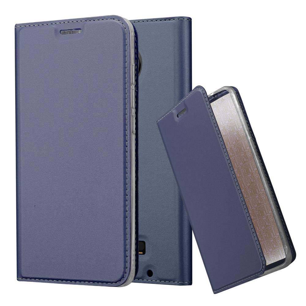 Cadorabo Handyhülle für Motorola MOTO Z Schutz Hülle in Blau Cover Etui Book Case Booklet