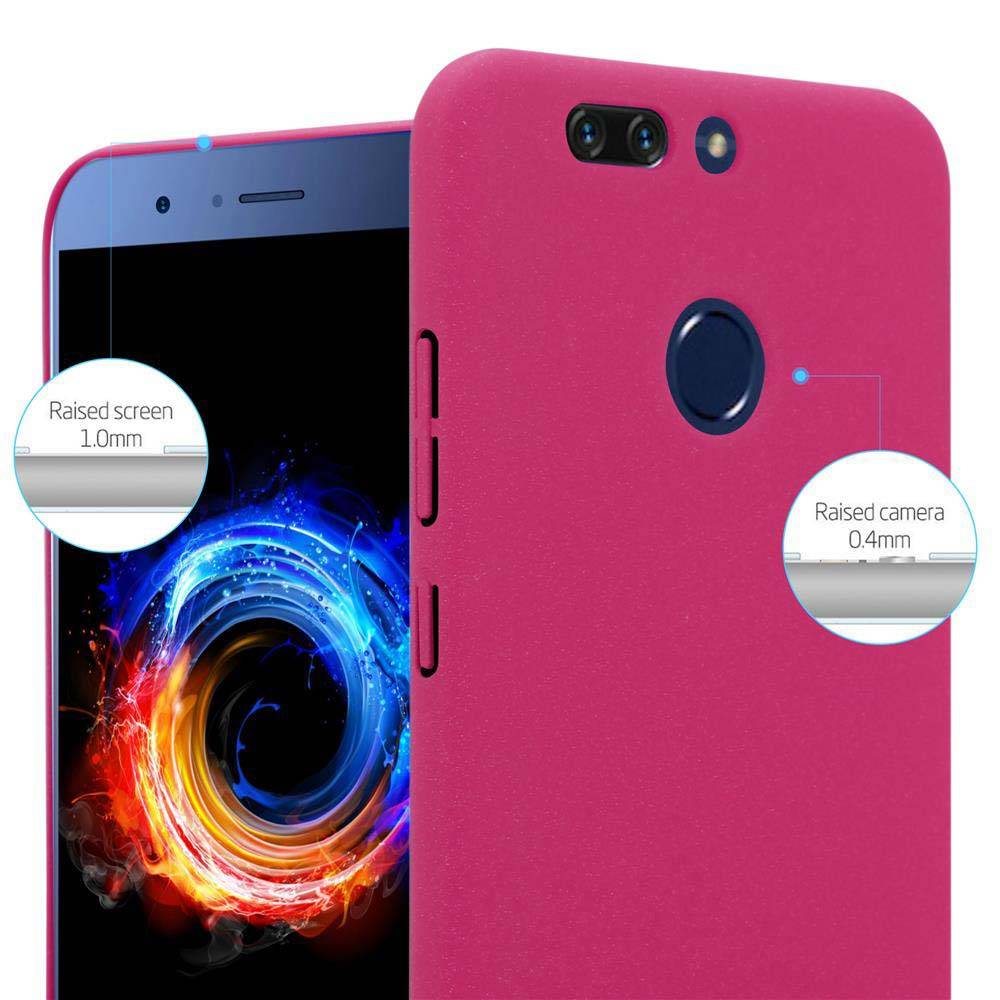 Cadorabo Schutzhülle für Honor 8 PRO Hülle in Pink Etui Hard Case Handyhülle Cover