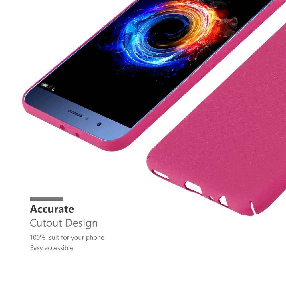 Cadorabo Schutzhülle für Honor 8 PRO Hülle in Pink Etui Hard Case Handyhülle Cover