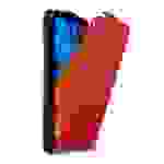 Cadorabo Hülle für LG Q STYLUS Schutz Hülle in Rot Flip Etui Handyhülle Case Cover
