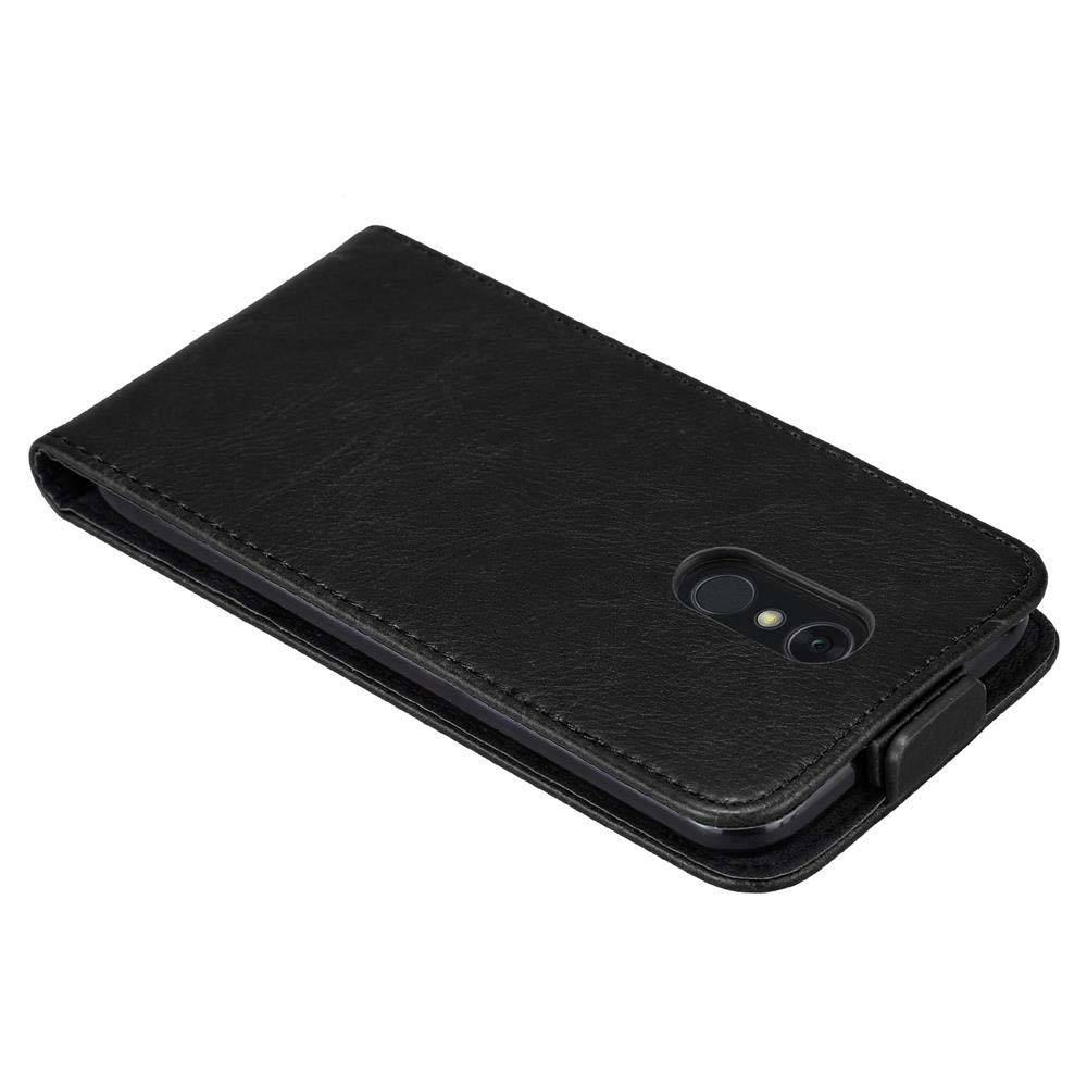 Cadorabo Hülle für LG Q STYLUS Schutz Hülle in Schwarz Flip Etui Handyhülle Case Cover