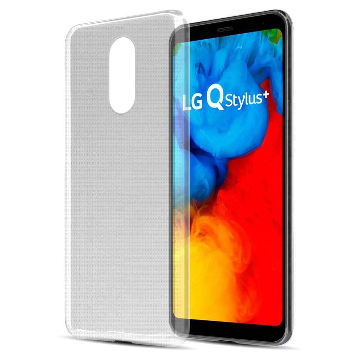 Cadorabo Hülle für LG Q STYLUS Schutz Hülle in Pink Schutzhülle TPU Silikon Cover Etui Case