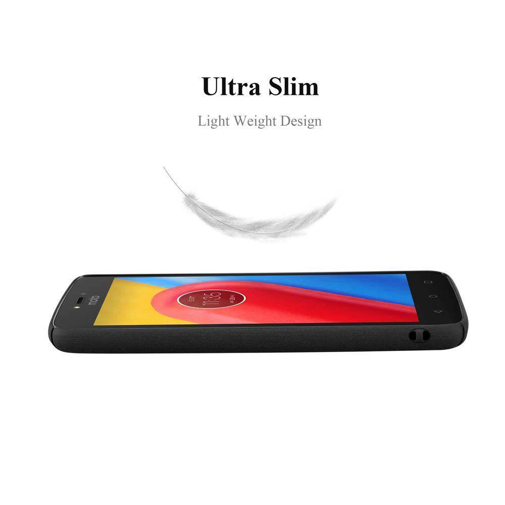 Cadorabo Schutzhülle für Motorola MOTO C Hülle in Schwarz Etui Hard Case Handyhülle Cover
