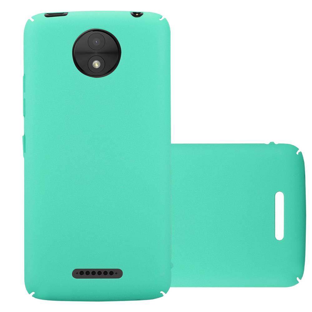 Cadorabo Schutzhülle für Motorola MOTO C PLUS Hülle in Grün Etui Hard Case Handyhülle Cover