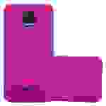 Cadorabo Schutzhülle für Motorola MOTO Z Hülle in Pink Etui Hard Case Handyhülle Cover