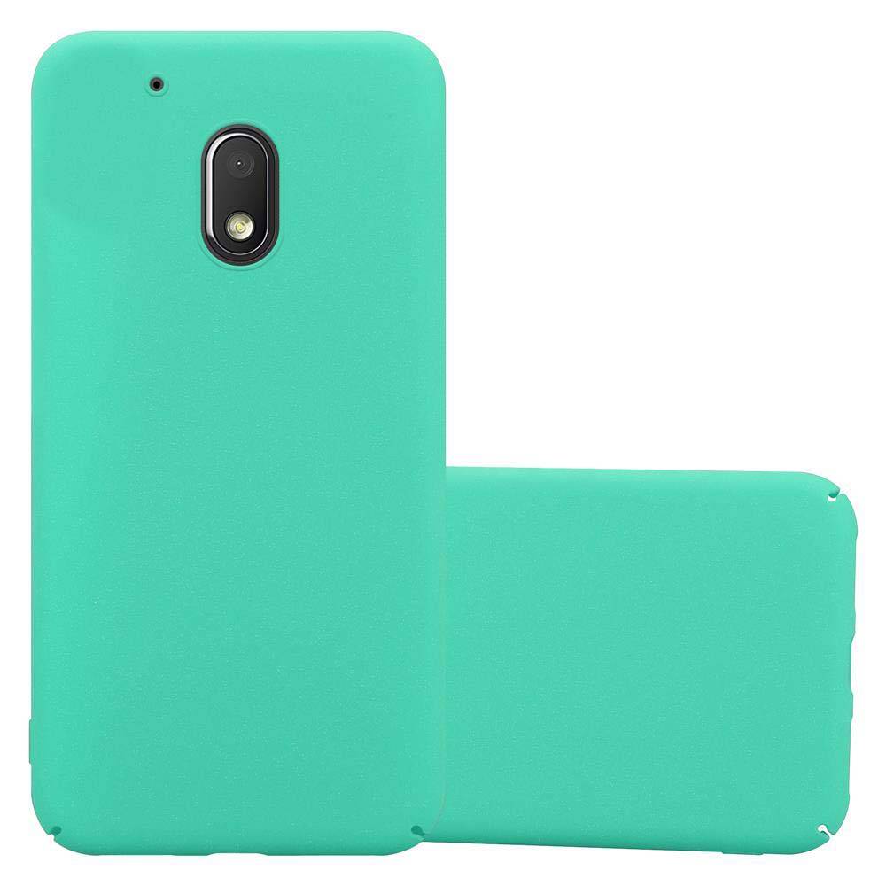 Cadorabo Schutzhülle für Motorola MOTO Z PLAY Hülle in Grün Etui Hard Case Handyhülle Cover