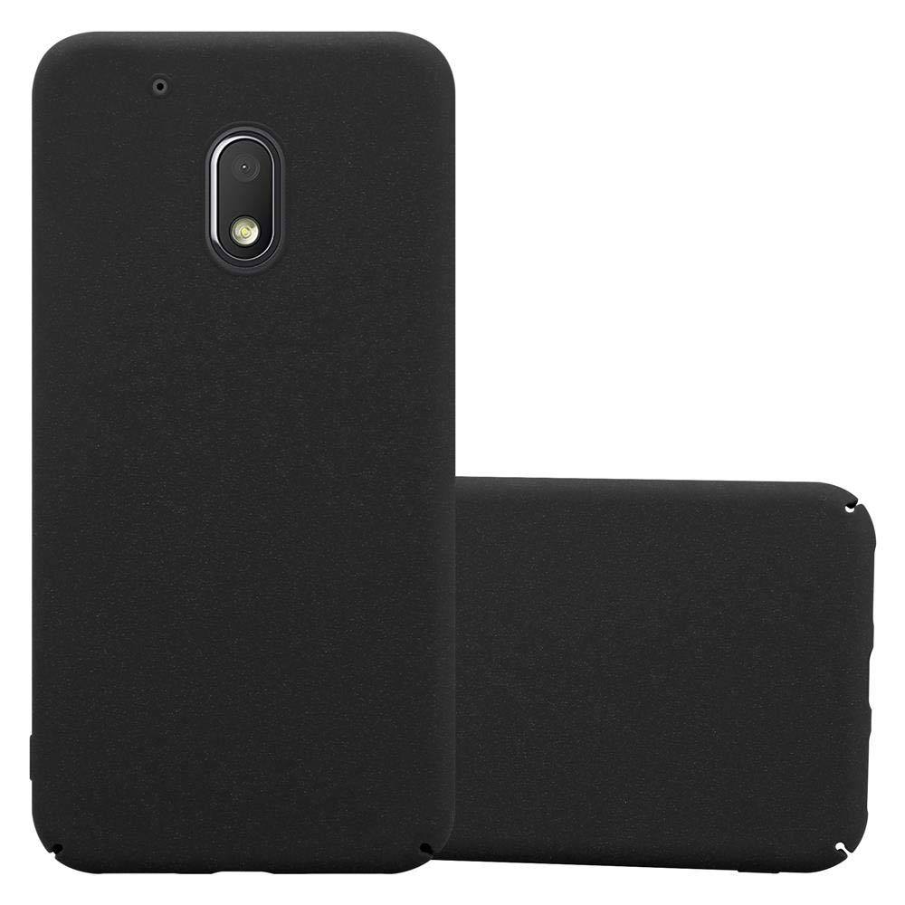 Cadorabo Schutzhülle für Motorola MOTO Z PLAY Hülle in Schwarz Etui Hard Case Handyhülle Cover