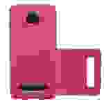 Cadorabo Schutzhülle für Motorola MOTO Z2 PLAY / Z2 FORCE Hülle in Pink Etui Hard Case Handyhülle Cover