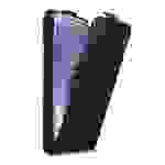 Cadorabo Hülle für Samsung Galaxy J4 2018 Schutz Hülle in Schwarz Flip Etui Handyhülle Case Cover