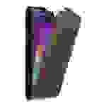 Cadorabo Hülle für Samsung Galaxy NOTE 4 Schutz Hülle in Braun Flip Etui Handyhülle Case Cover