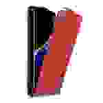 Cadorabo Hülle für Samsung Galaxy NOTE 9 Schutz Hülle in Rot Flip Etui Handyhülle Case Cover