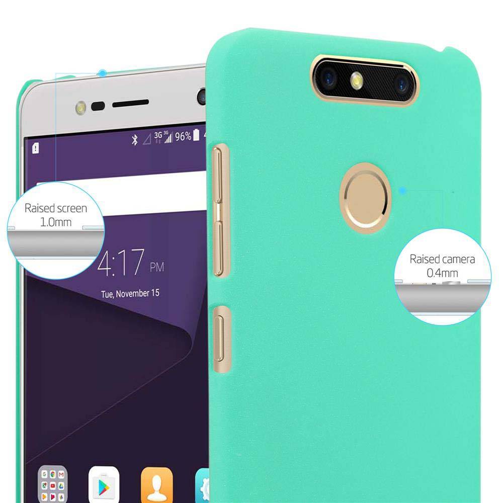 Cadorabo Schutzhülle für ZTE Blade V8 MINI Hülle in Grün Etui Hard Case Handyhülle Cover