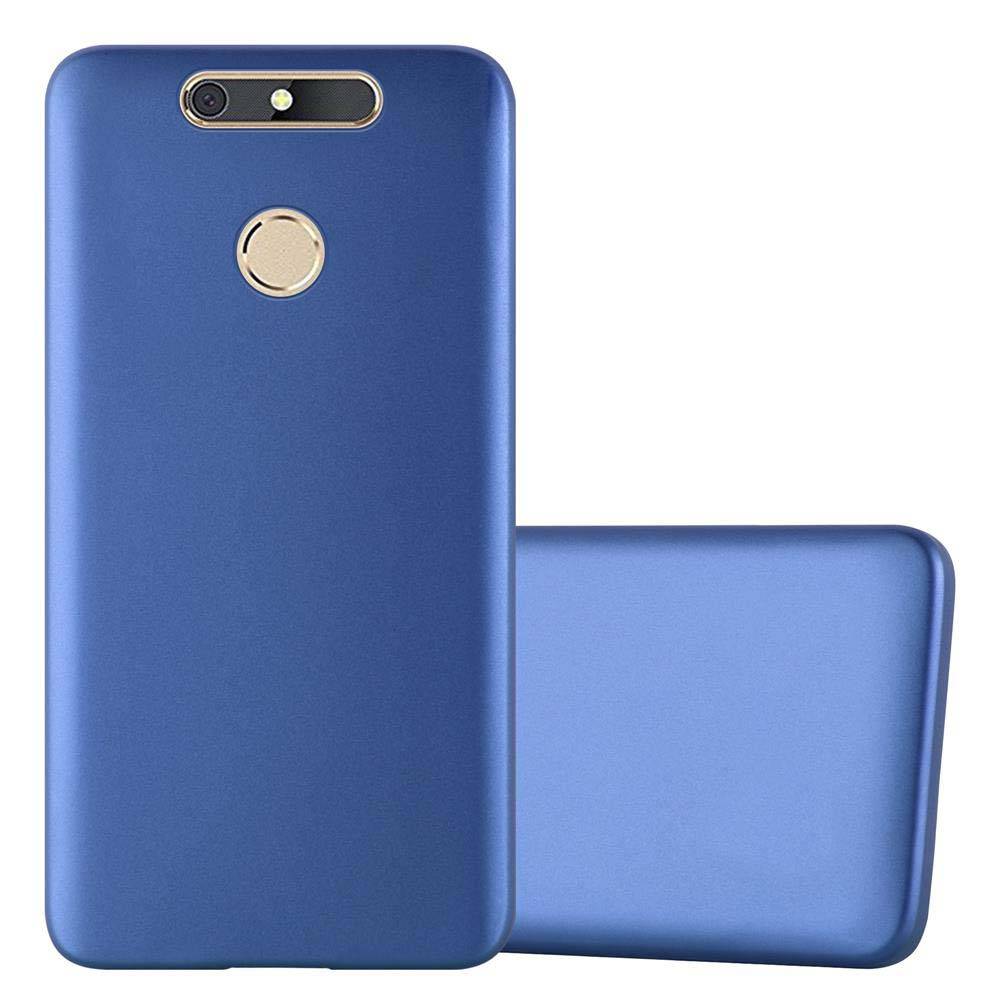 Cadorabo Schutzhülle für ZTE Blade V8 MINI Hülle in Blau Handyhülle TPU Silikon Etui Cover Case
