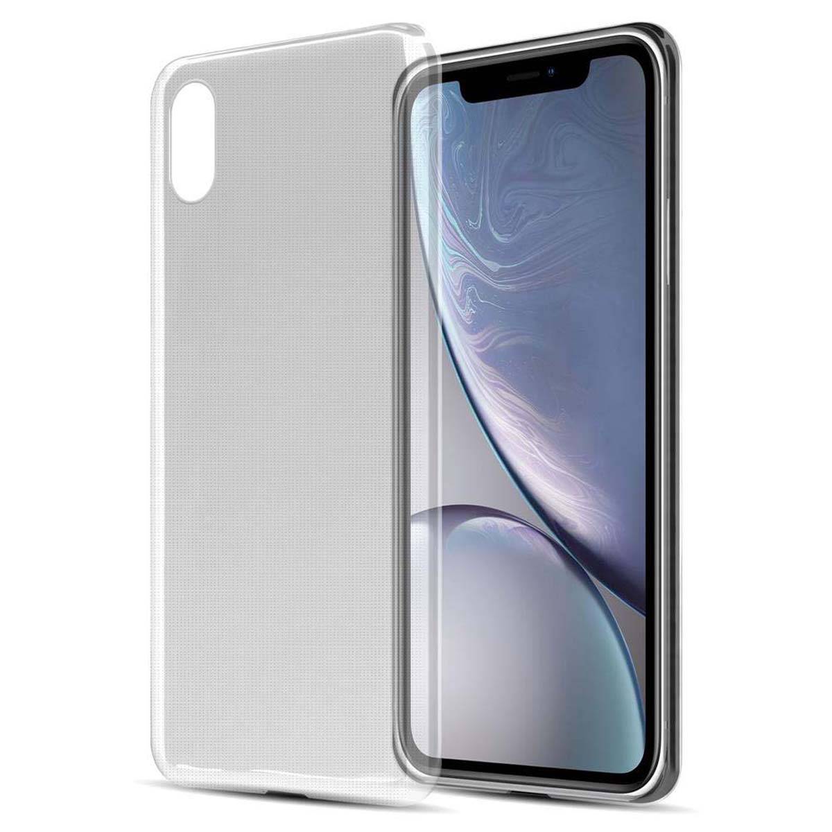 Cadorabo Hülle für Apple iPhone XR Schutz Hülle in Transparent Schutzhülle TPU Silikon Cover Etui Case