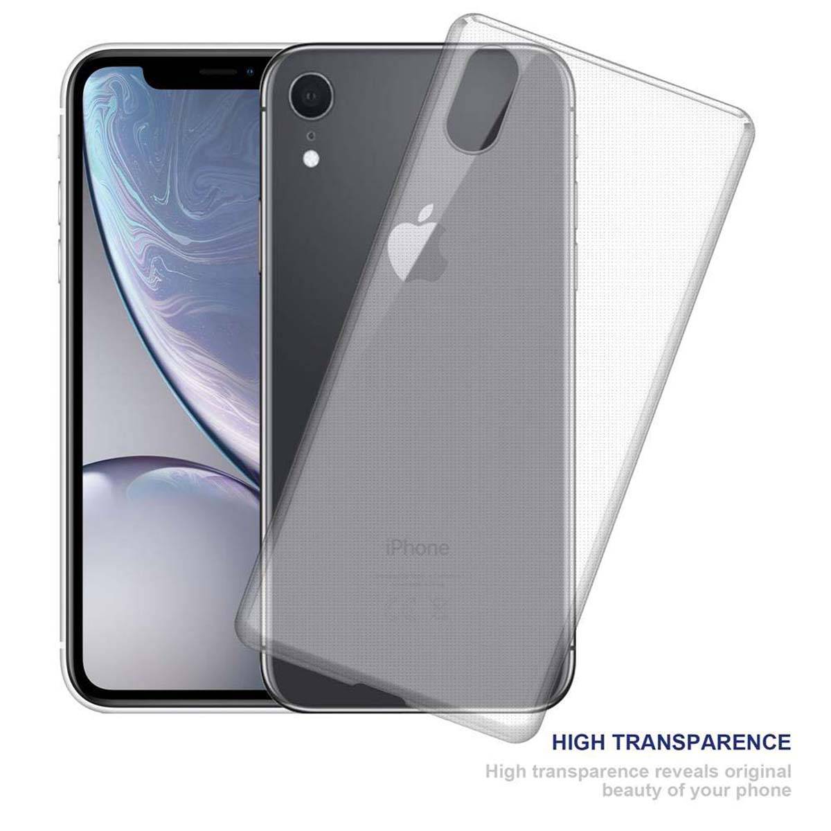 Cadorabo Hülle für Apple iPhone XR Schutz Hülle in Transparent Schutzhülle TPU Silikon Cover Etui Case