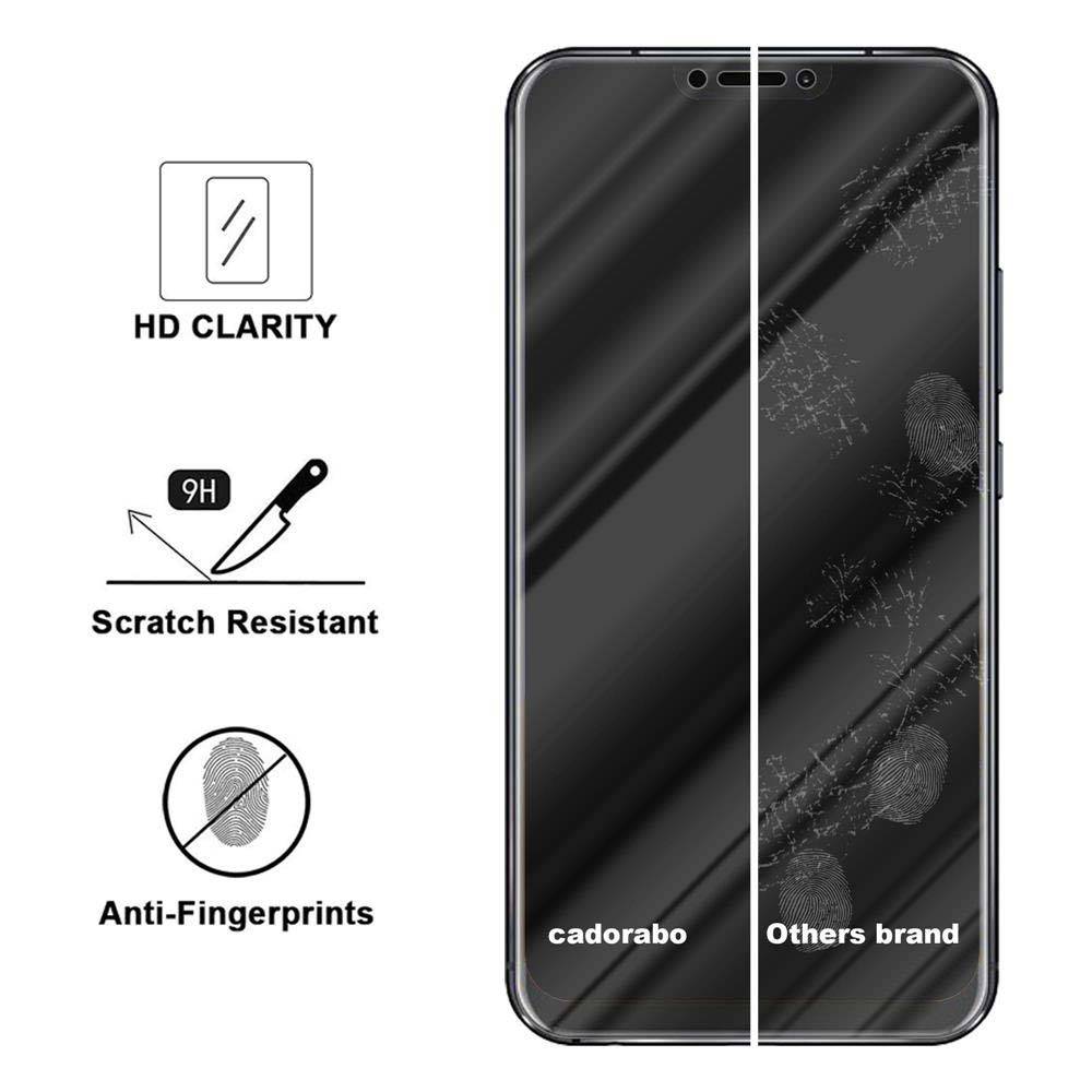 Cadorabo Panzer Folie für Asus ZenFone 5Z Schutzfolie in Transparent Gehärtetes Tempered Display-Schutzglas