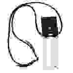 Cadorabo Hülle für Huawei P9 LITE 2016 / G9 LITE Schutzhülle in Schwarz Handy Kette Silikon Kordel abnehmbares Etui