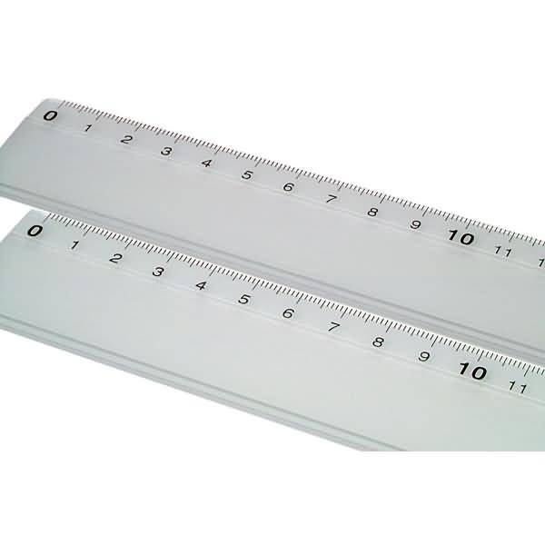 Lineal L3 30cm glasklar