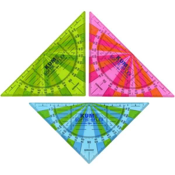 Geometrie-Dreieck 262 Softie Flex Pop 16cm farbig sortiert