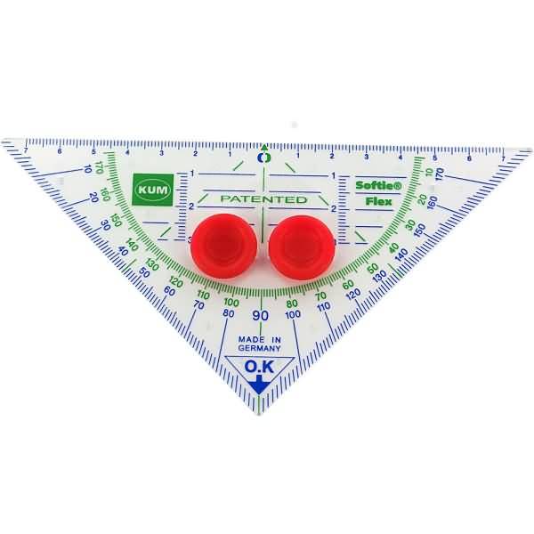 Geometrie-Dreieck 262 Stop&Go 16cm transparent