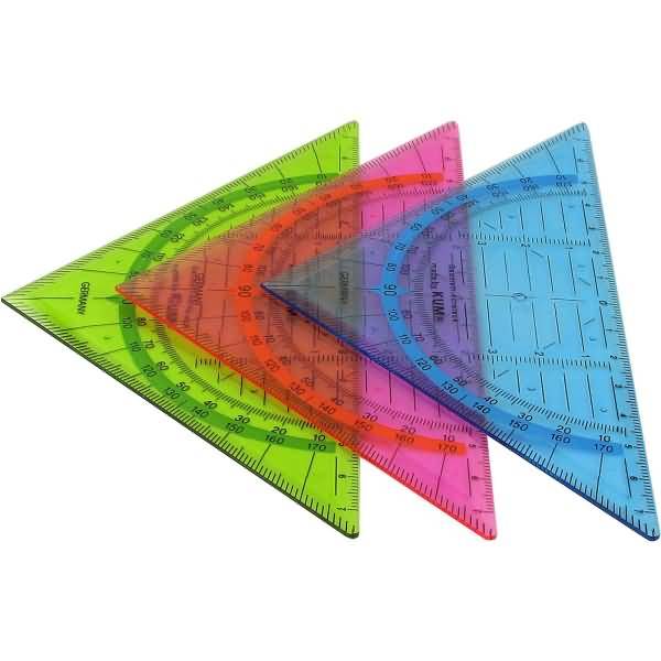 Geometrie-Dreieck 262 Pop 16cm farbig sortiert