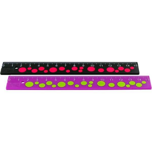 Lineal L1 15cm Motiv Bubbles