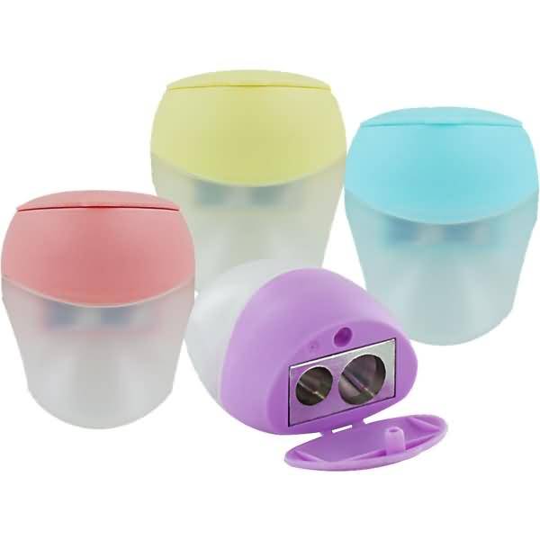 Doppelspitzdose Pencil-Pal M2 Pastell farbig sortiert