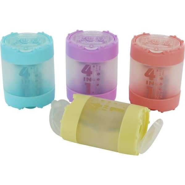 Doppelspitzer 4-in-1 K4 Pastell farbig sortiert