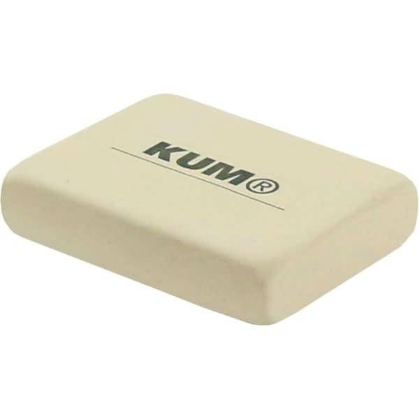 Radierer EC BW Naturkautschuk weiß