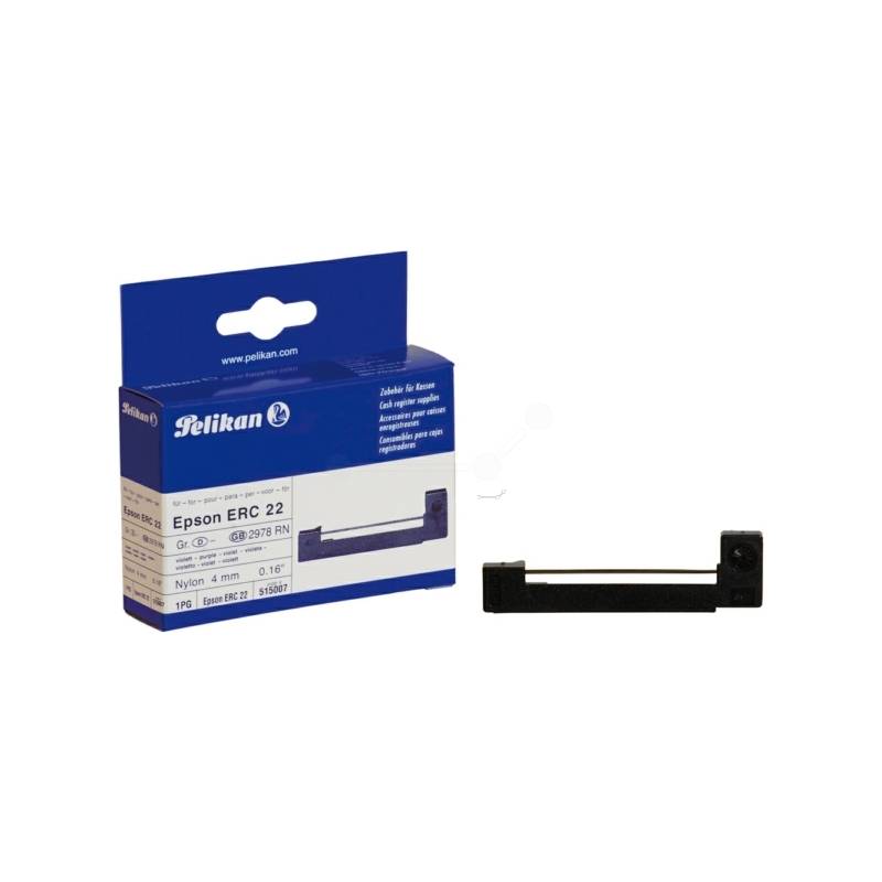 Pelikan Farbband für EPSON ERC 22, Nylon, violett