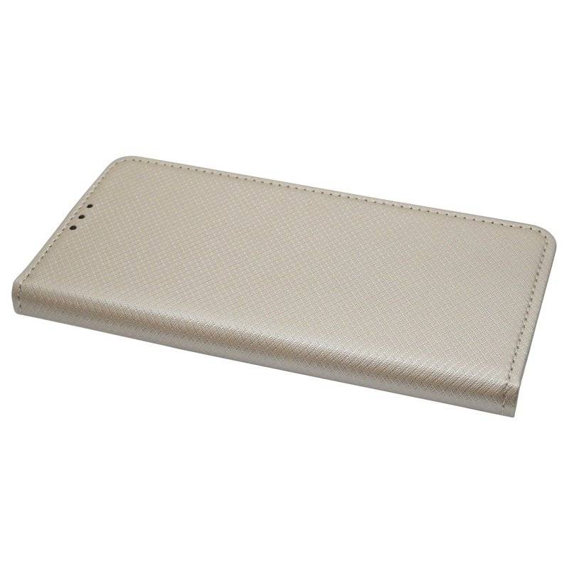 Buch Tasche "Smart" SONY XPERIA L3 Handy Hülle Etui Brieftasche Schutzhülle mit Standfunktion, Kartenfach Gold