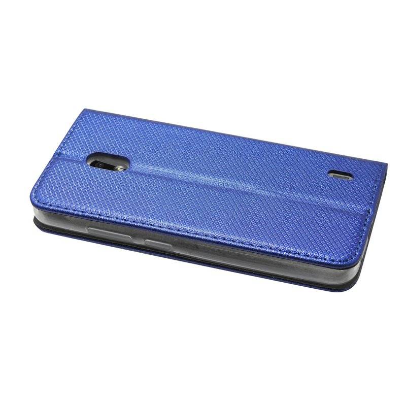 Buch Tasche "Smart" kompatibel mit NOKIA 2.2 Handy Hülle Etui Brieftasche Schutzhülle mit Standfunktion, Kartenfach Blau