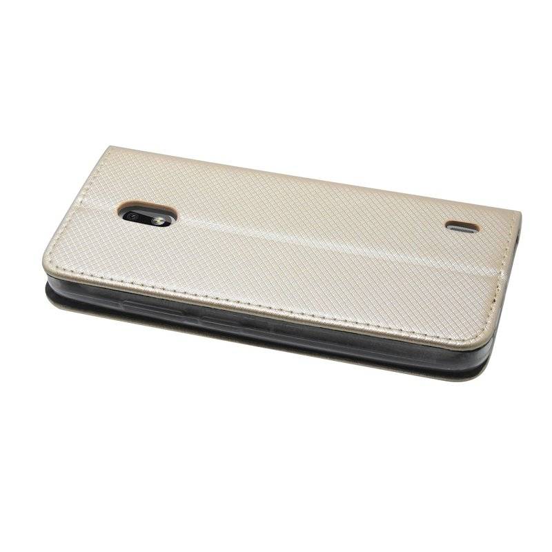 Buch Tasche "Smart" kompatibel mit NOKIA 2.2 Handy Hülle Etui Brieftasche Schutzhülle mit Standfunktion, Kartenfach Gold