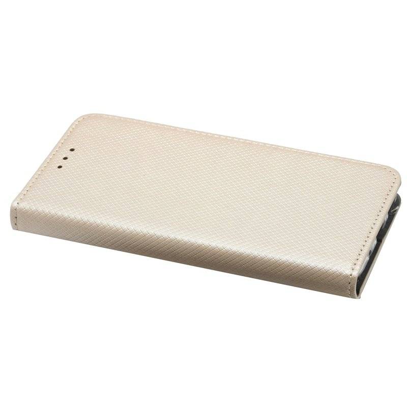 Buch Tasche "Smart" kompatibel mit NOKIA 2.2 Handy Hülle Etui Brieftasche Schutzhülle mit Standfunktion, Kartenfach Gold