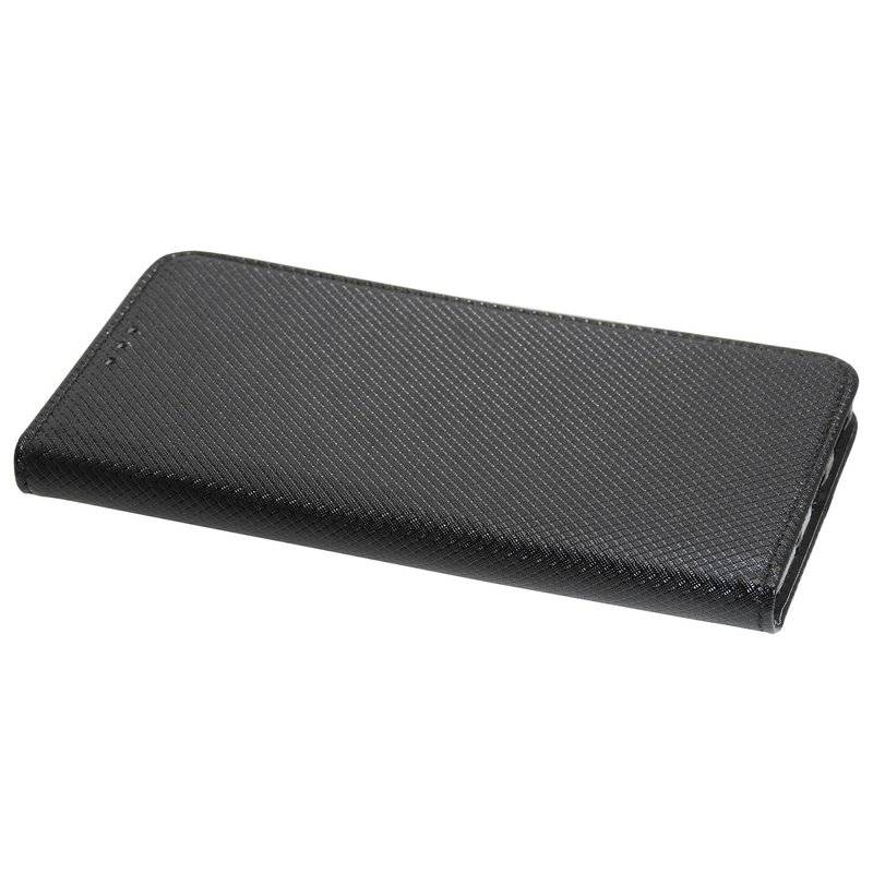 Buch Tasche "Smart" Huawei Nova 5T Handy Hülle Etui Brieftasche Schutzhülle mit Standfunktion, Kartenfach Schwarz
