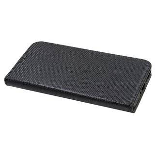 Buch Tasche "Smart" für OnePlus 7 Pro Handy Hülle Etui Brieftasche Schutzhülle mit Standfunktion, Kartenfach Schwarz