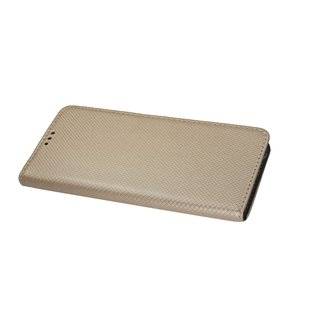 Buch Tasche "Smart" für HONOR 9X Handy Hülle Etui Brieftasche Schutzhülle mit Standfunktion, Kartenfach Gold