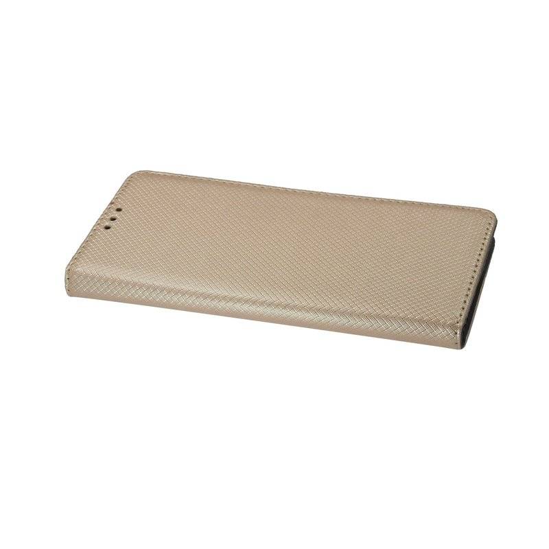 Buch Tasche "Smart" SONY XPERIA 5 Handy Hülle Etui Brieftasche Schutzhülle mit Standfunktion, Kartenfach Gold