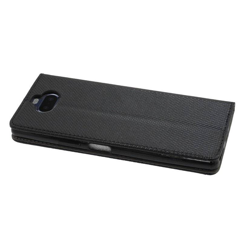 Buch Tasche "Smart" SONY XPERIA 20 Handy Hülle Etui Brieftasche Schutzhülle mit Standfunktion, Kartenfach Schwarz