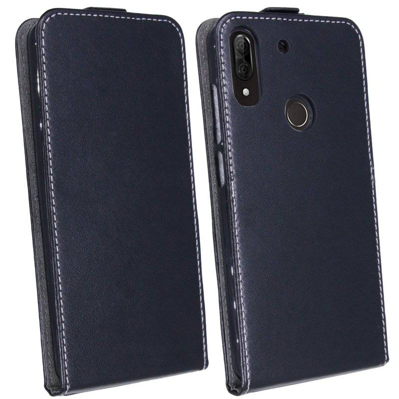 Wiko View 2 PLUS // Klapptasche Schutztasche Schutzhülle Flip Tasche Hülle Zubehör Etui in Schwarz Tasche Hülle