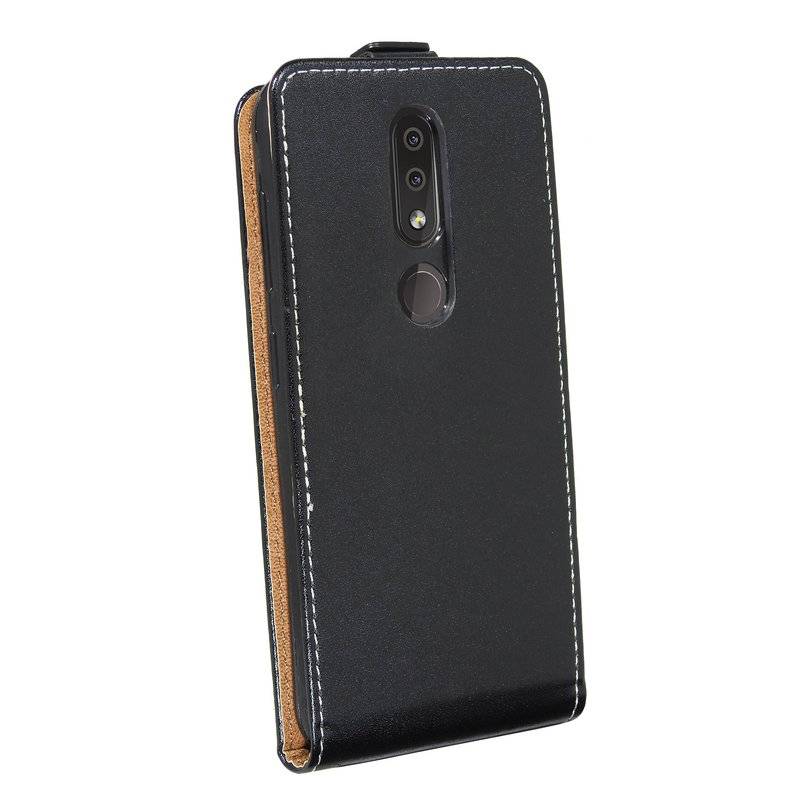 Flip Case kompatibel mit NOKIA 4.2 Handy Tasche vertikal aufklappbar Schutzhülle Klapp Hülle Schwarz