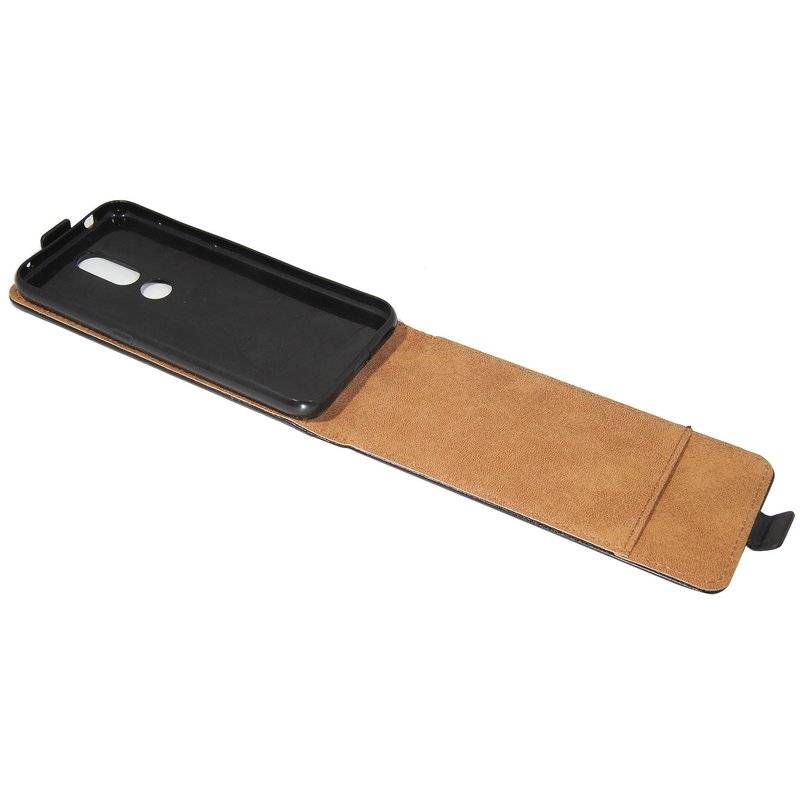 Flip Case kompatibel mit NOKIA 4.2 Handy Tasche vertikal aufklappbar Schutzhülle Klapp Hülle Schwarz
