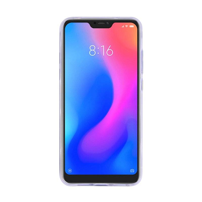 Xiaomi Redmi 6 Pro // Silikon Hülle Tasche Case Zubehör Gummi Bumper Schale Schutzhülle Zubehör in Transparent