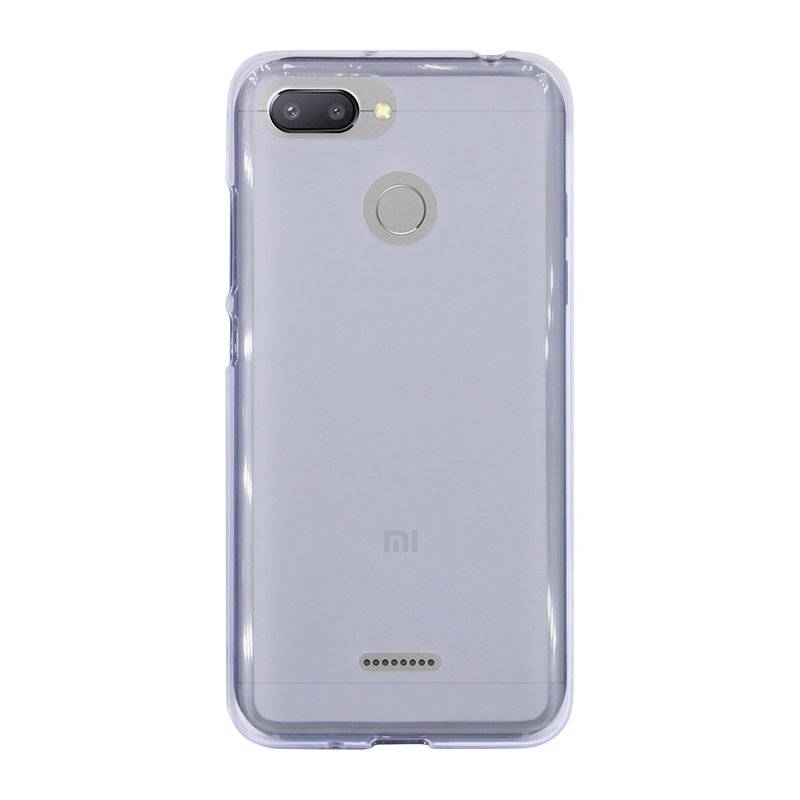Xiaomi Redmi 6 // Silikon Hülle Tasche Case Zubehör Gummi Bumper Schale Schutzhülle Zubehör in Frosted